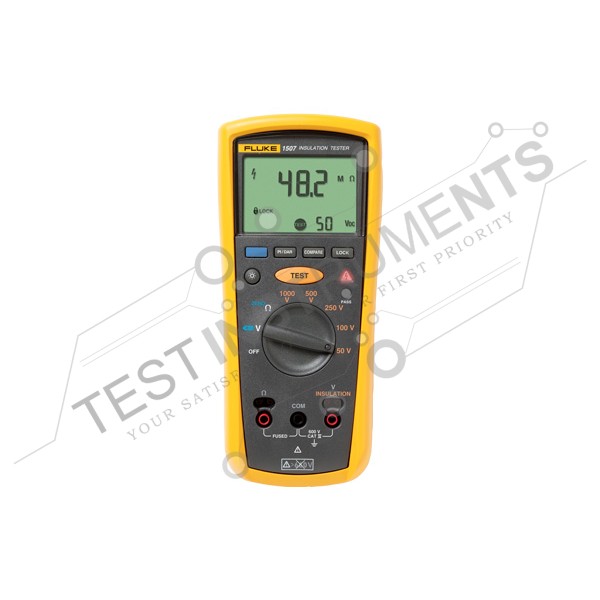 Fluke 1507 Insulation Resistance Tester 50 V, 100 V, 250 V, 500 V, 1000 V